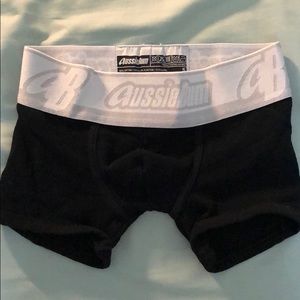AussieBum black mesh boxer brief